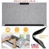 Extended Gaming Mouse Pad Soft Felts Table Mouse Pads Non-Slip & Dust-Proof Desk Pad Anti-Scratch Desk Pad Keyboard Mat (24.8 x 13 x 0.2in) for Work &
