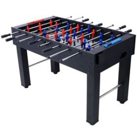 54-Inch Hurricane Foosball Table for Family Game Rooms With Light Cherry Finish
