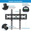 TV Wall Mount Bracket for 26-65in LED/LCD/PLASMA Flat TV VESA 400x400mm