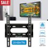 TV Wall Mount Dual Arm TV Mount Bracket Max. VESA 200x200mm For 23-42 In TVs