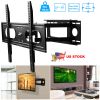 Full Motion TV Wall Mount Swivel Tilt TV Wall Rack Support 37-70” TV Wall Mount Max VESA Up To 600x400mm Holds Up To 99LBS