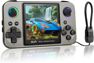 L8 Pocket Retro Gaming Console - with MP3 Player Function, Support 6000+ Classic Games on 10 Emulators, Black