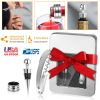 3Pcs Corkscrew Bottle Opener Set Tool Foil Cutter Drip Collar Protector Cork Stopper Wine Bottle Cap Opener