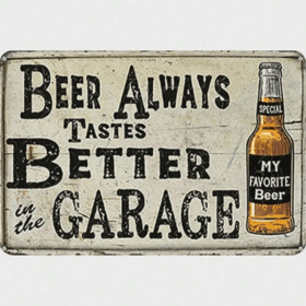 CIFbuy 8x12 Inch ( 20.3x30.5cm ) Vintage Rustic Aluminum Sign for Bar Pub Garage (TikTok, temu pick-up service)