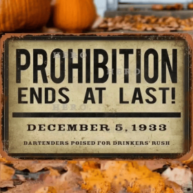 CIFbuy Chic Retro Metal Wall Art Sign Anti Glare Rustproof Interior Decor Staple (TikTok, temu pick-up service)