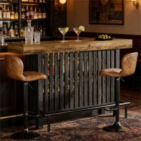Modern bar table, dining table, with storage space