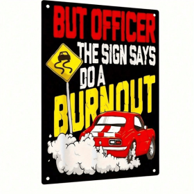 CIFbuy 12x8 Inch ( 30.5x20.3cm ) Vintage Retro Aluminum Sign for Garage Man Cave (TikTok, temu pick-up service)