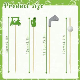 200Pcs Golf Cocktail Picks
