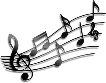 Zhengmy Musical Note Wall Art Theme Musical Note Decoration Vintage Hanging Metal Sign for Living Room, Bedroom