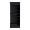 Glen Lyon Bar Cabinet, Living Room, Black