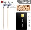 Golf Cocktail Picks 4.7 Inch 100pcs Bamboo Fancy Skewers Toothpicks for Appetizers Food Drink Fruit Sandwich BBQ Golf Theme Cocktail Party Charcuterie