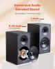 VEVOR Passive Bookshelf Speaker, 300W, Book Shelf Stereo Speakers with 5.25-Inch Woofer and 1-Inch Tweeter, Detachable Grille