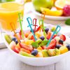 300 Pieces Plastic Cocktail Swords Picks Fruit Drink Picks Bulk Colorful Appetizer Skewers Toothpicks Pack for Pirate or Under the Sea Themed Family P