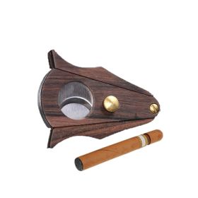 Cigar Scissors With Stainless Steel Double Blades (Color: As pic show, Type: Style A)