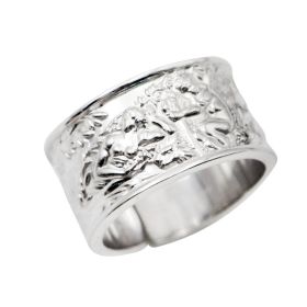 925 Sterling Silver Cigar Ring Cigarette Holder (Color: Light grey)