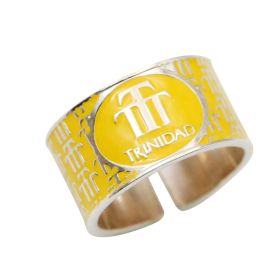 925 Sterling Silver Cigar Ring Cigarette Holder (Color: Light yellow)
