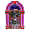 Victor Broadway II Desktop CD Jukebox with Multi-Color LED Lighting