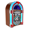 Victor Wilshire Bluetooth Jukebox with Multicolor LED Lighting