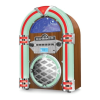 Victor Wilshire Bluetooth Jukebox with Multicolor LED Lighting