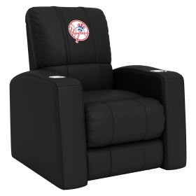 Relax Home Theater Recliner with New York Yankees Secondary (Material: Commercial Grade Synthetic Leather)