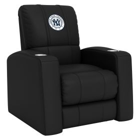 Relax Home Theater Recliner with New York Yankees Cooperstown (Material: Top Grain Leather *Custom Order 8 Week Lead time No Returns*)