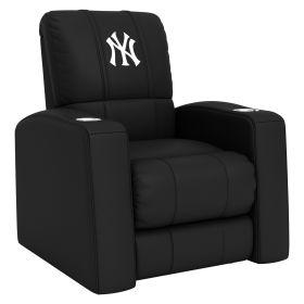 Relax Home Theater Recliner with New York Yankees Logo (Material: Top Grain Leather *Custom Order 8 Week Lead time No Returns*)