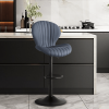 The dining chair is made of comfortable and soft material
