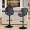 The dining chair is made of comfortable and soft material