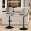 The dining chair is made of comfortable and soft material