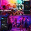 RGB Neon LED Strip Lights, 16.4Ft Led Neon Rope Lights with App Remote Control, Music Sync,Waterproof, Flexible DIY Lights Design for Bedroom, Living