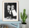 Ringo Starr and George Harrison smoking cigars Framed Print