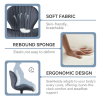 The dining chair is made of comfortable and soft material