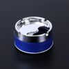 Rotating Sealed Desktop Ashtray with Lid for Household